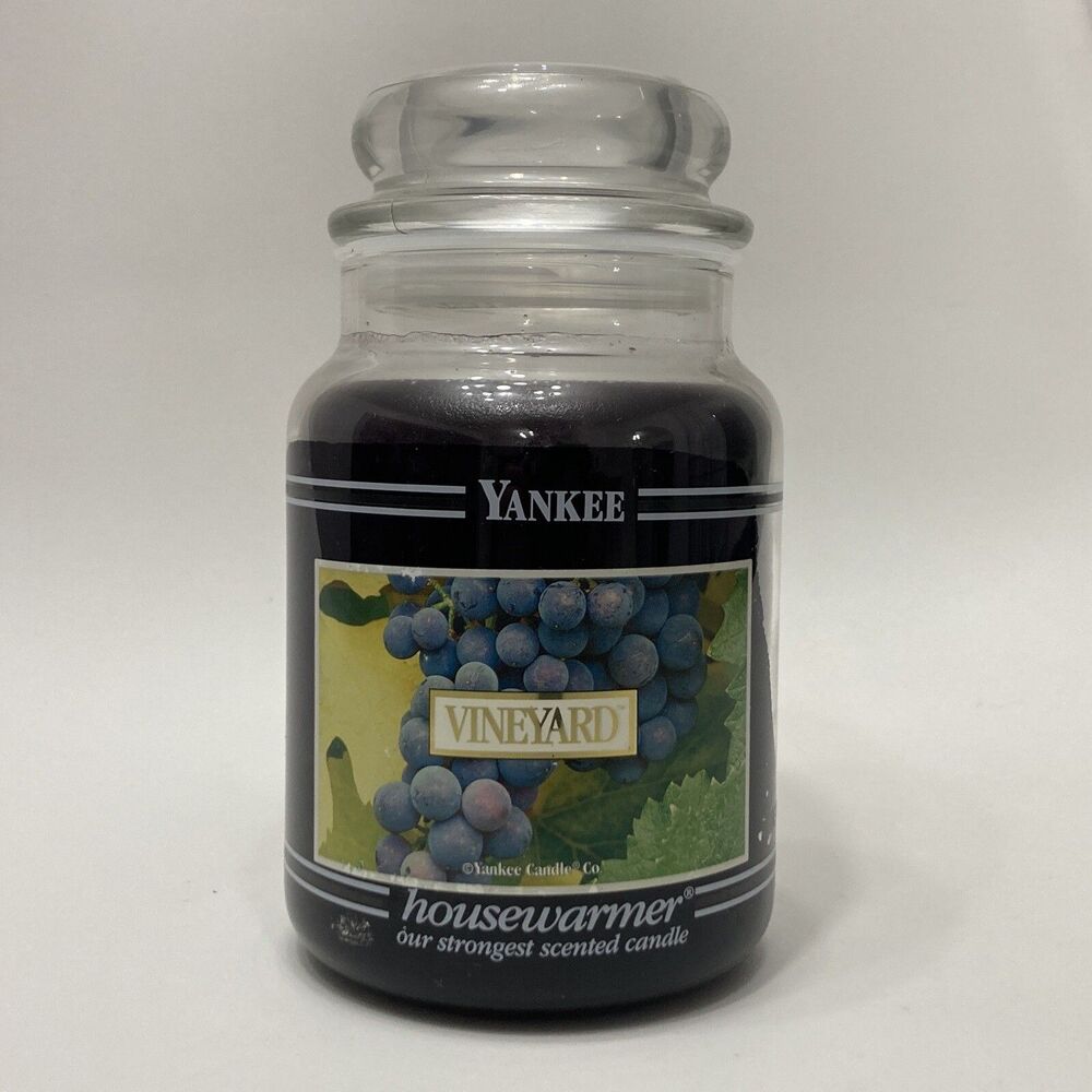 Yankee Candle Retired Vineyard Scent 22 Oz. Black Band RARE